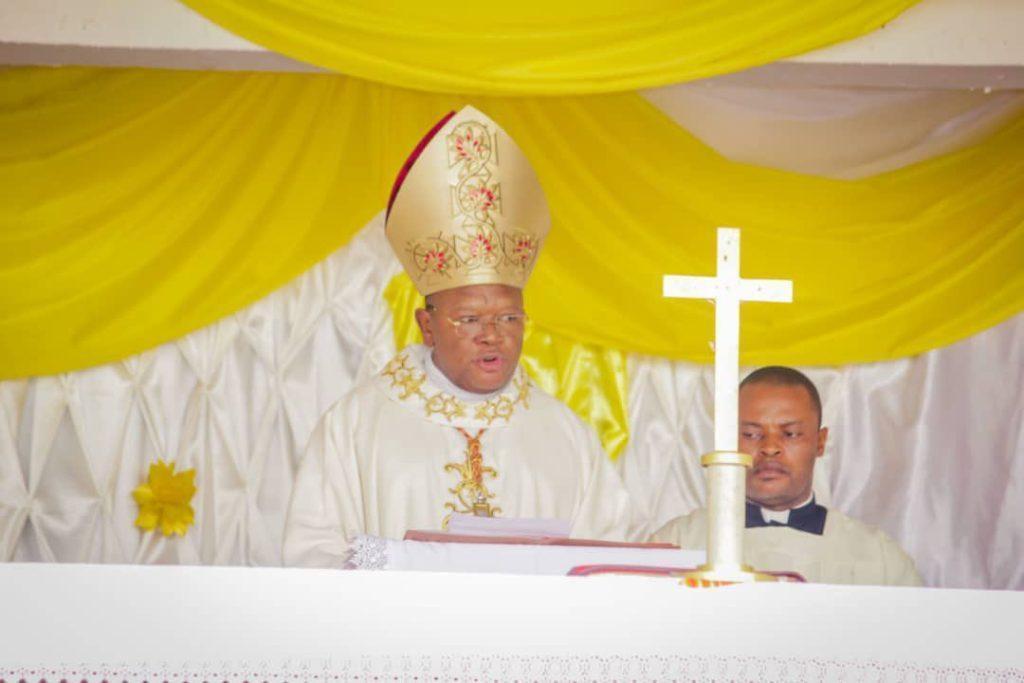 Le cardinal Ambongo lors de la messe de béatification dimanche 18 août 2024