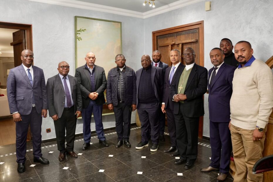 des éveques cenco ecc rencontrent l'opposant moise katumbi à bruxelles, 16 février 2025