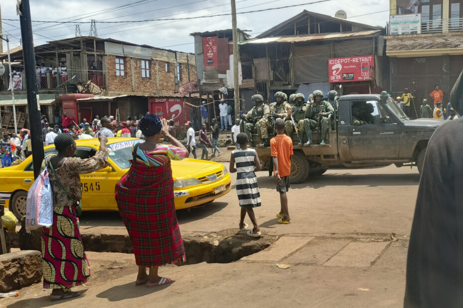 des rebelles du m23 à bukavu, février 2025