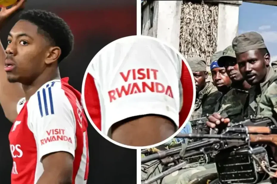 illustration de la campagne contre le partenariat visit rwanda
