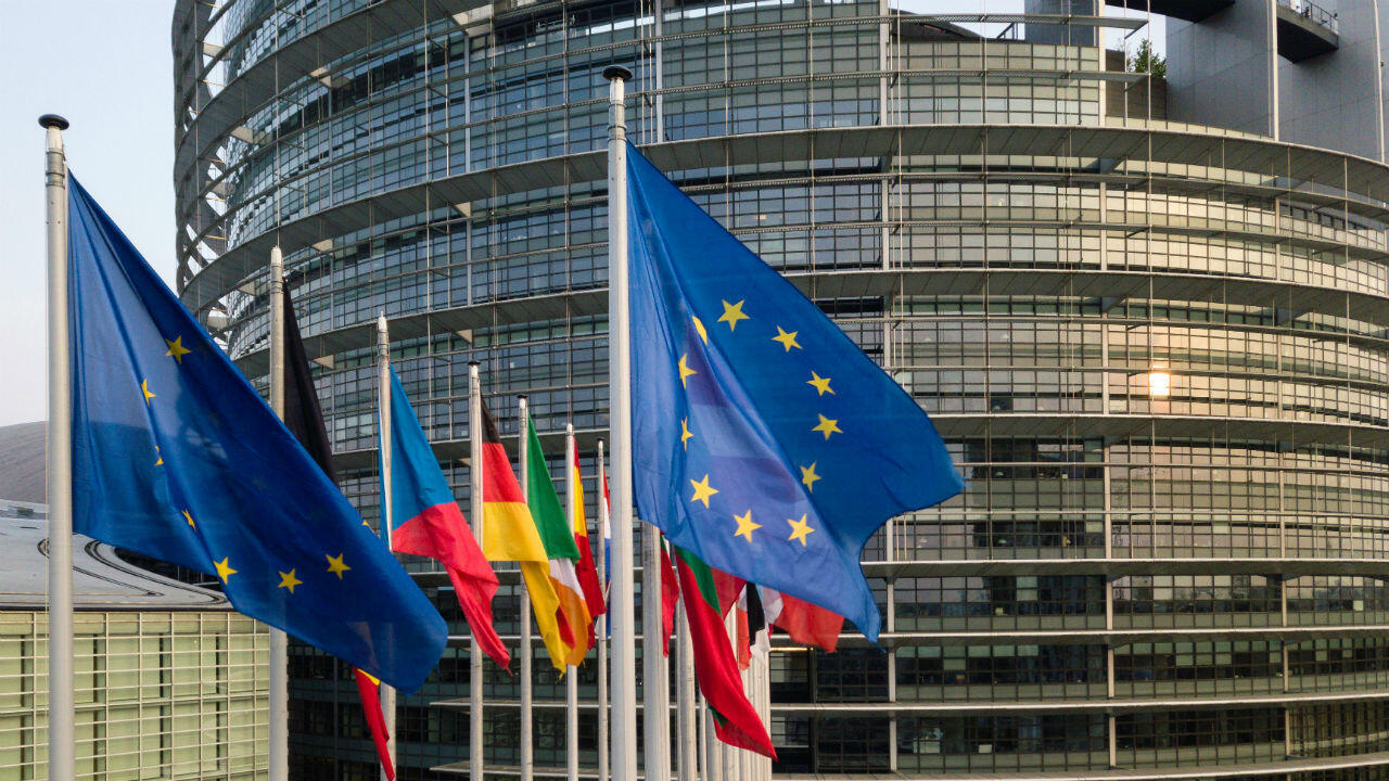 Le Parlement européen de Strasbourg, le 14 avril 2019. Patrick Hertzog, AFP