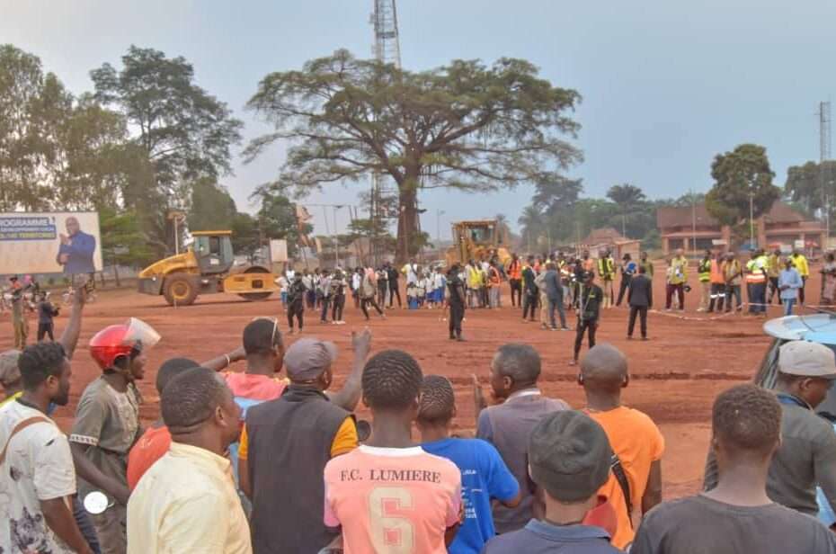 rdc. travaux routiers à isiro, chef lieu du haut uele