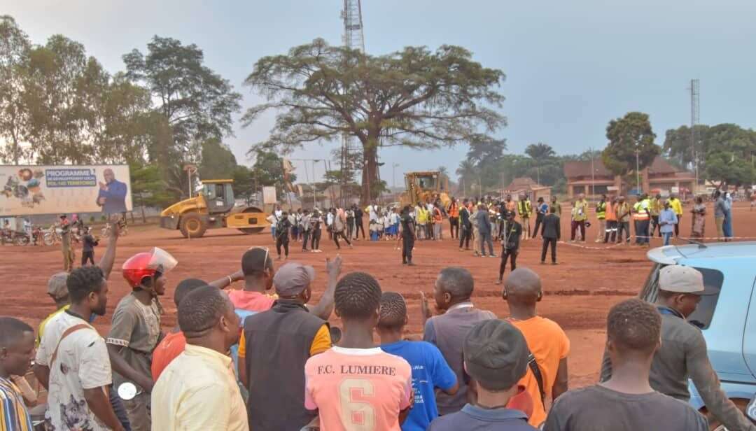 rdc. travaux routiers à isiro, chef lieu du haut uele