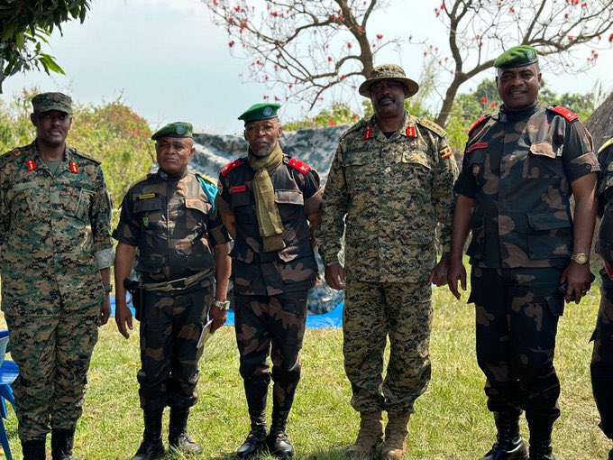 rencontre entre commandants militaires de la rdc et de l'ouganda en ituri, lundi 17 février 2025