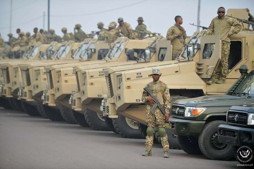 garde républicaine en marche d’endurance à kinshasa
