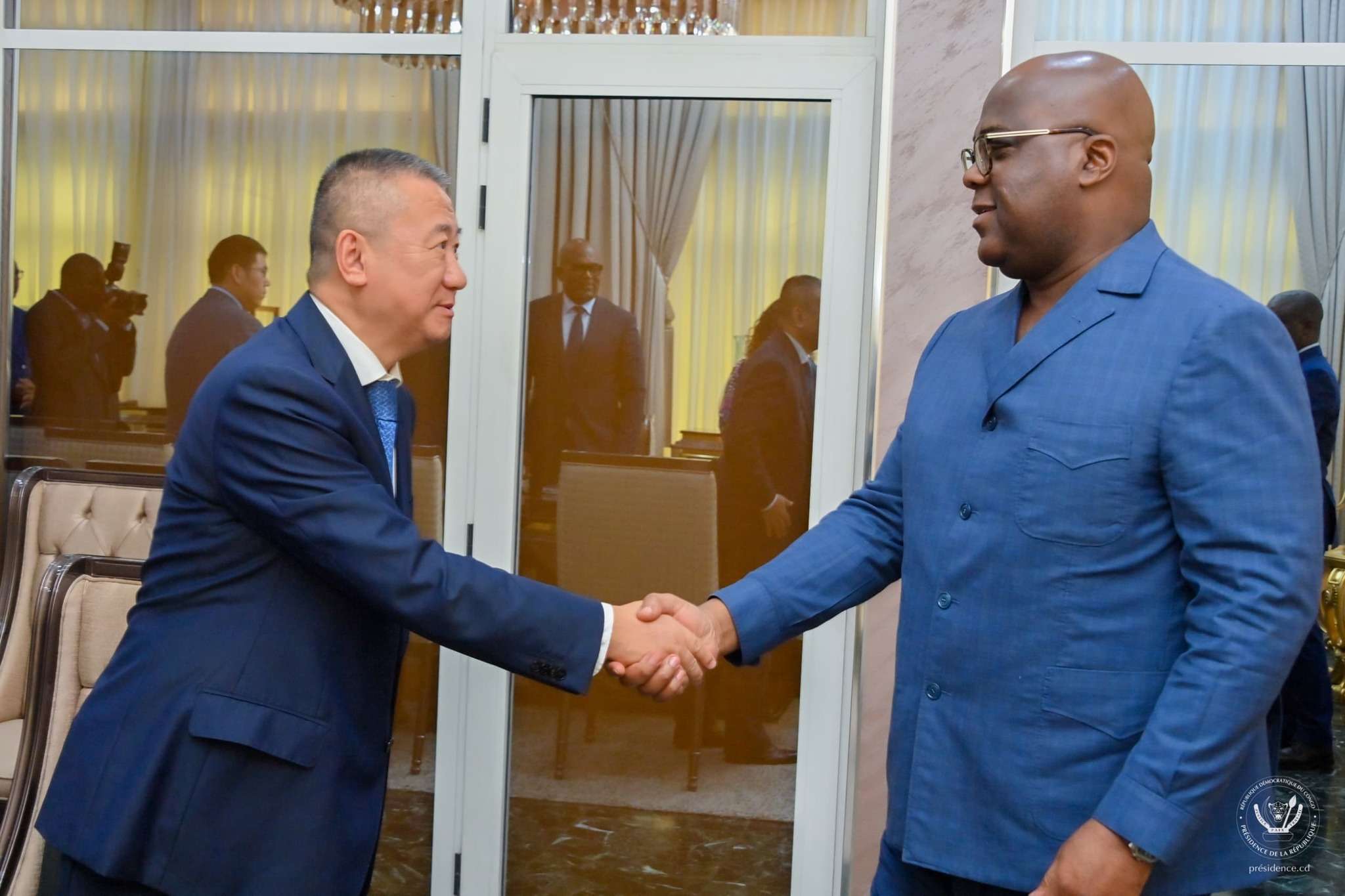 huang xia reçu par le président tshisekedi