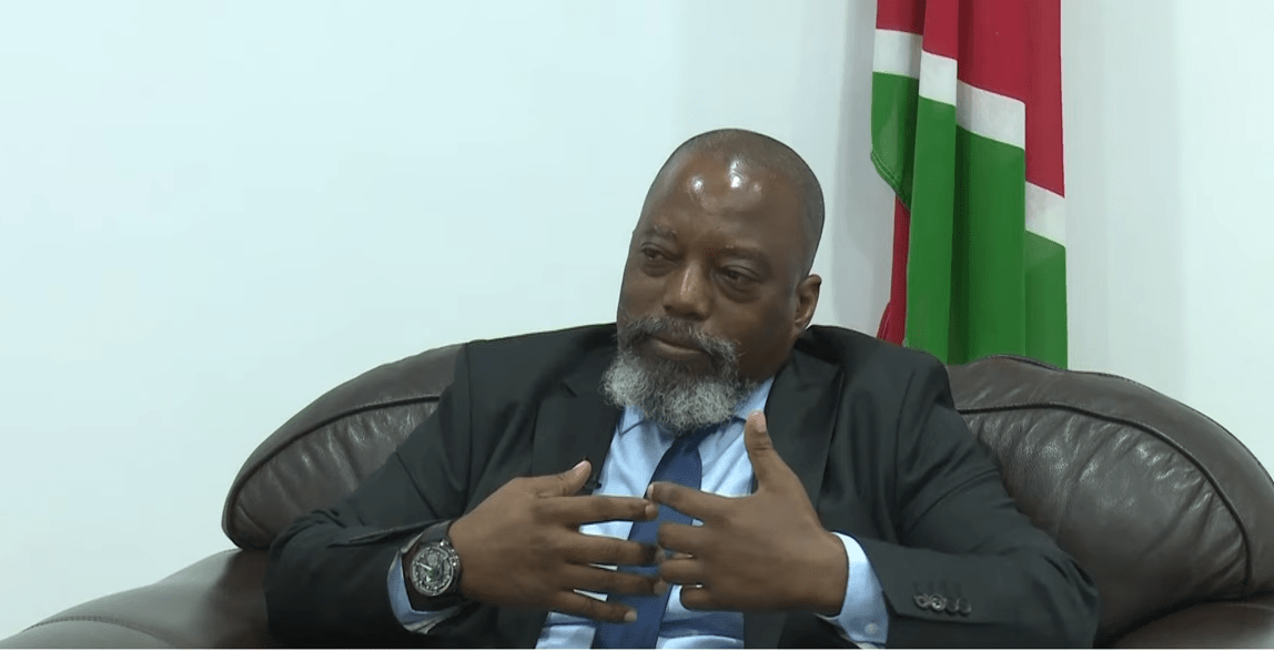 joseph kabila en namibie, lors d'une interview à nbc 3